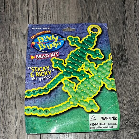 Beady Buddies Bead Kit - Sticky & Ricky Geckos